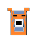 四角い くま（個別スタンプ：11）