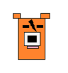 四角い くま（個別スタンプ：16）