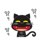 smile black cat（個別スタンプ：12）