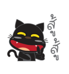 smile black cat（個別スタンプ：15）
