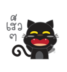 smile black cat（個別スタンプ：19）