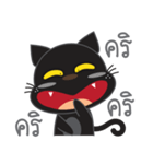 smile black cat（個別スタンプ：28）