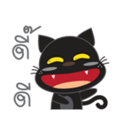 smile black cat（個別スタンプ：30）