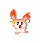 Rabbit with heart（個別スタンプ：15）