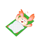 Rabbit with heart（個別スタンプ：18）