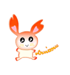 Rabbit with heart（個別スタンプ：38）
