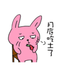 Rabbit with his friends（個別スタンプ：17）