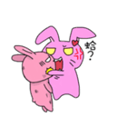 Rabbit with his friends（個別スタンプ：25）