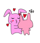 Rabbit with his friends（個別スタンプ：30）
