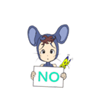 ねずみ娘（個別スタンプ：4）
