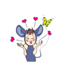 ねずみ娘（個別スタンプ：10）
