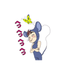 ねずみ娘（個別スタンプ：14）