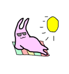 無愛想なうさぎ（個別スタンプ：21）