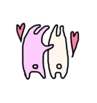 無愛想なうさぎ（個別スタンプ：24）