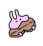 無愛想なうさぎ（個別スタンプ：26）