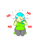 Luna the chubby Girl（個別スタンプ：5）
