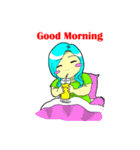 Luna the chubby Girl（個別スタンプ：10）
