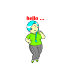 Luna the chubby Girl（個別スタンプ：13）