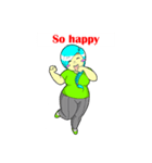 Luna the chubby Girl（個別スタンプ：19）