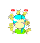 Luna the chubby Girl（個別スタンプ：29）