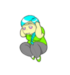 Luna the chubby Girl（個別スタンプ：33）
