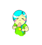 Luna the chubby Girl（個別スタンプ：40）
