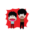 Three Best Funny Friend Animated（個別スタンプ：14）