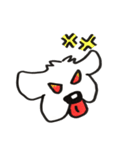 大きな白い犬（個別スタンプ：7）