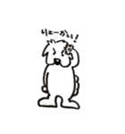 大きな白い犬（個別スタンプ：15）