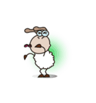 Funny and Fluffy-white Sheep Animated（個別スタンプ：15）