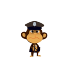 Awake Monkey Police 3D Animation TH（個別スタンプ：3）
