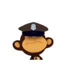 Awake Monkey Police 3D Animation TH（個別スタンプ：20）