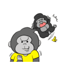 ゴリラ三兄弟（個別スタンプ：22）