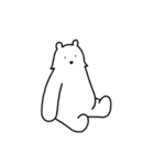 白くまさんと黒くまさん（個別スタンプ：33）
