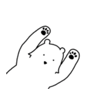 白くまさんと黒くまさん（個別スタンプ：38）