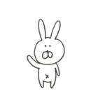無口なゆるゆるあにまる（個別スタンプ：1）