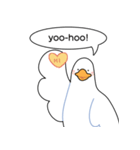 Candy Hearts Duck（個別スタンプ：1）