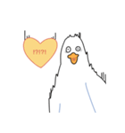 Candy Hearts Duck（個別スタンプ：8）