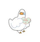 Candy Hearts Duck（個別スタンプ：14）