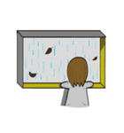 Long hair man（個別スタンプ：39）