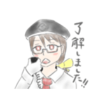 女性バス運転士スタンプ（個別スタンプ：3）