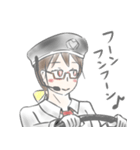 女性バス運転士スタンプ（個別スタンプ：10）
