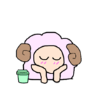 おちゃめな羊さん（個別スタンプ：21）