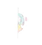 水彩系女子（個別スタンプ：4）