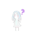 水彩系女子（個別スタンプ：20）