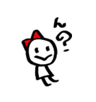 赤リボンちゃん（個別スタンプ：31）