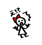 赤リボンちゃん（個別スタンプ：32）
