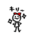 赤リボンちゃん（個別スタンプ：39）