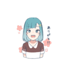 チョコミントちゃんとお友達（個別スタンプ：3）