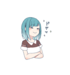 チョコミントちゃんとお友達（個別スタンプ：7）